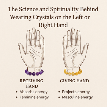 The Science and Spirituality Behind Wearing Crystals on the Left or Right Hand