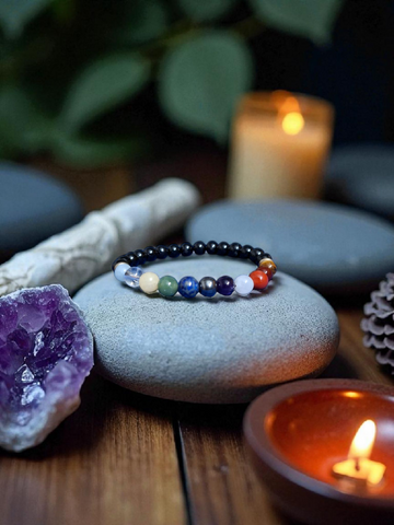 Cosmic Chakra Healing Bracelet – 11 Natural Crystals for Energy, Balance & Protection