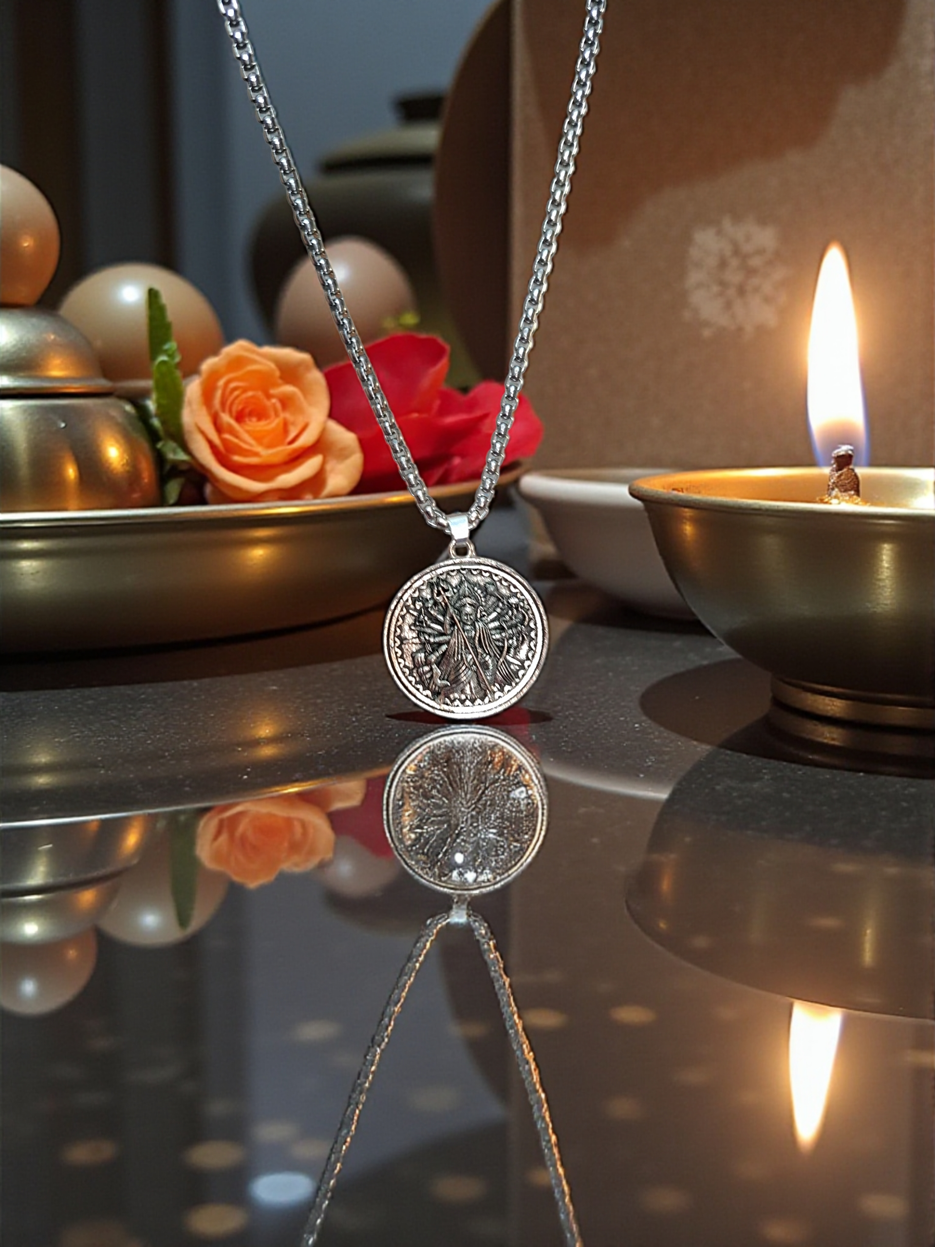 maa durga pendant

