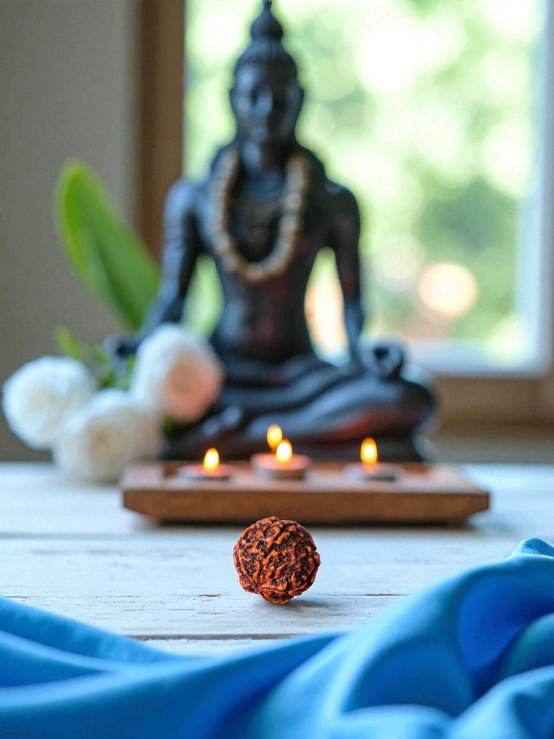 Original 5 Mukhi Rudraksha from Nepal – Certified Natural Bead for Protection, Peace & Spiritual Growth