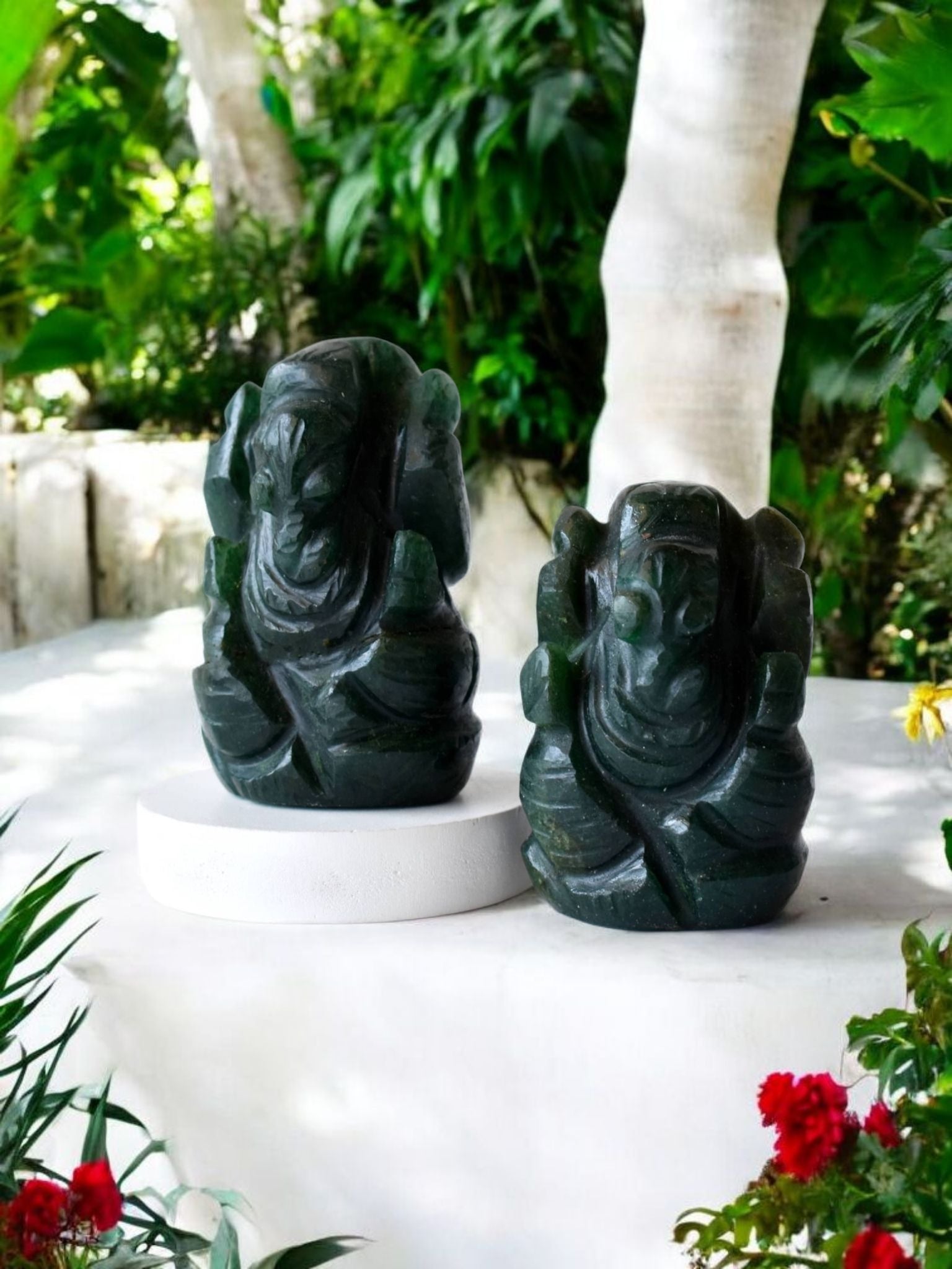 Green Jade Lord Ganesha