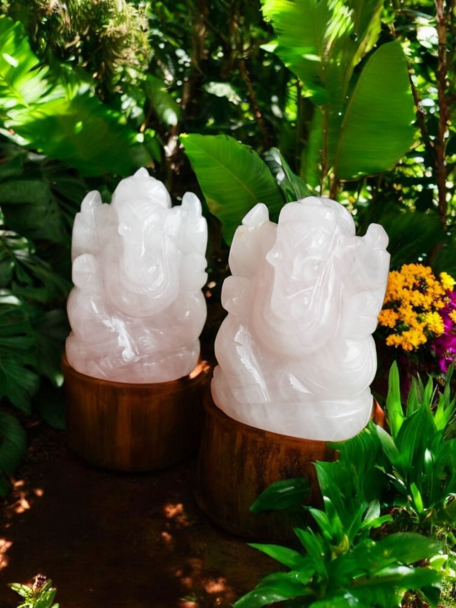 Rose Quartz Lord Ganesha